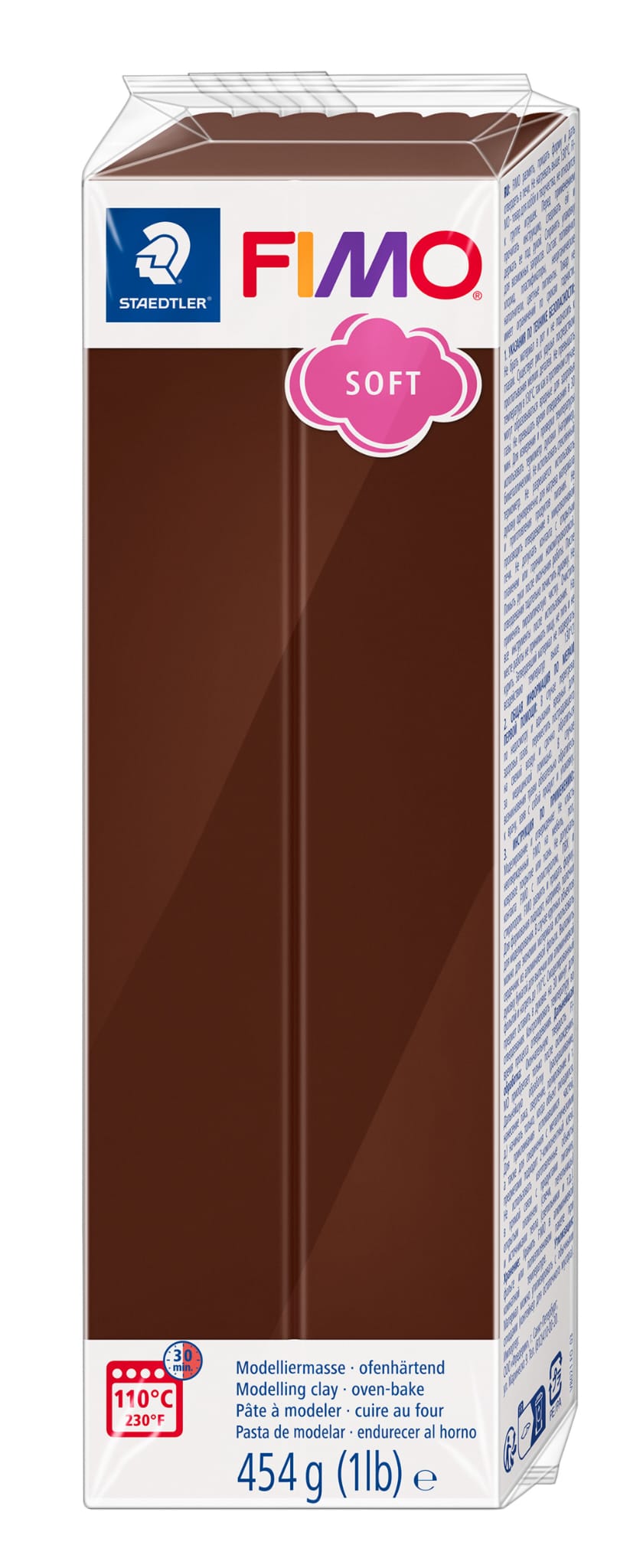 Fimo Soft - Chocolate 454gr. - Argila Polimérica