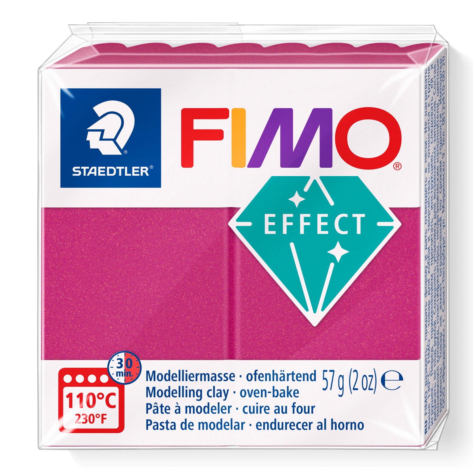 Fimo Effect - Bordeaux Metálico 57gr.