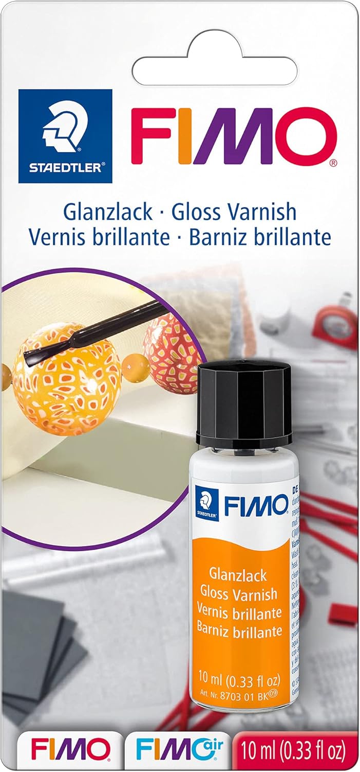 Verniz Brilhante Fimo - 10 ml com pincel na tampa