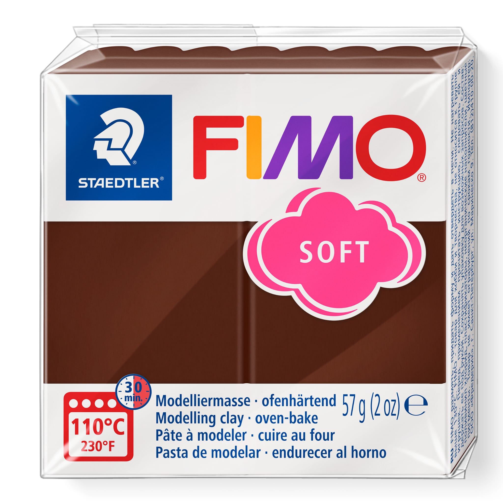 Fimo Soft - Chocolate 57gr. -Argila Polimérica