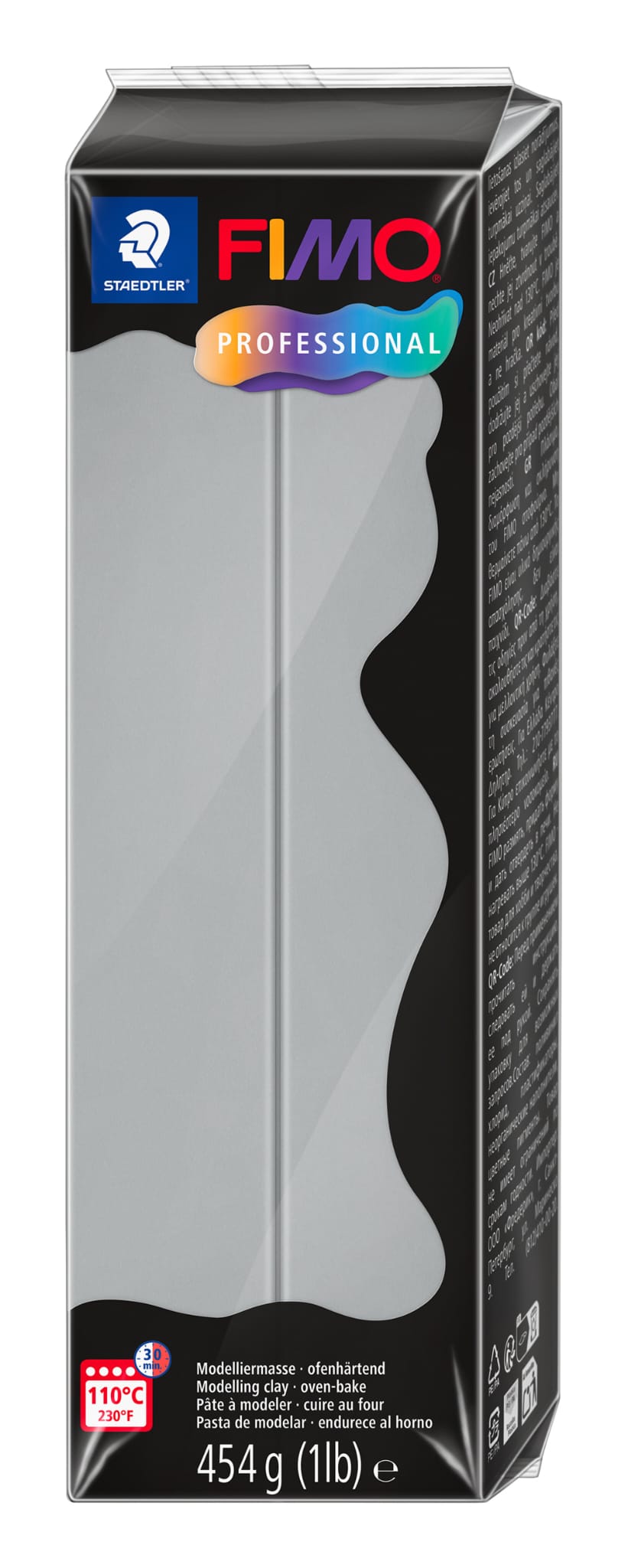 Fimo Profissional - Cinzento Golfinho 454gr. - Argila Polimérica