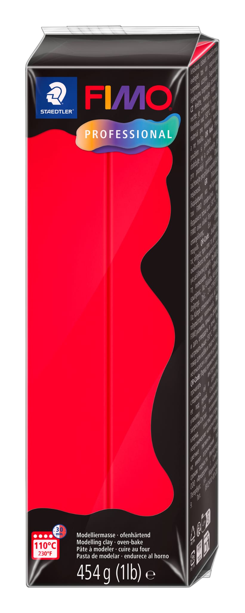 Fimo Profissional - Vermelho 454gr. - Argila Polimérica