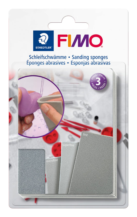 Esponjas para lixar Argila e Massa de Modulagem