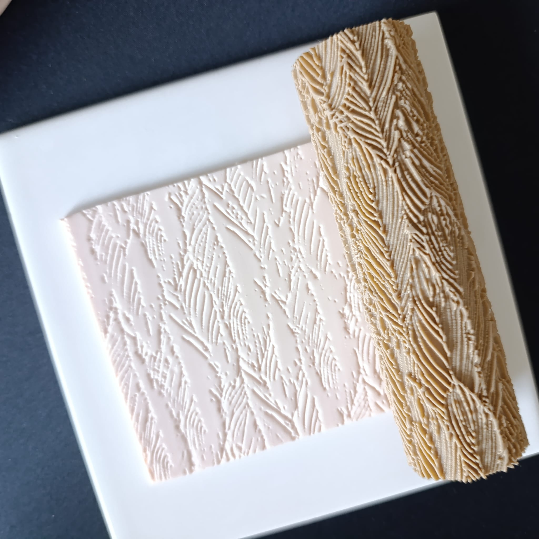 Rolo de textura para argila "Ramos"