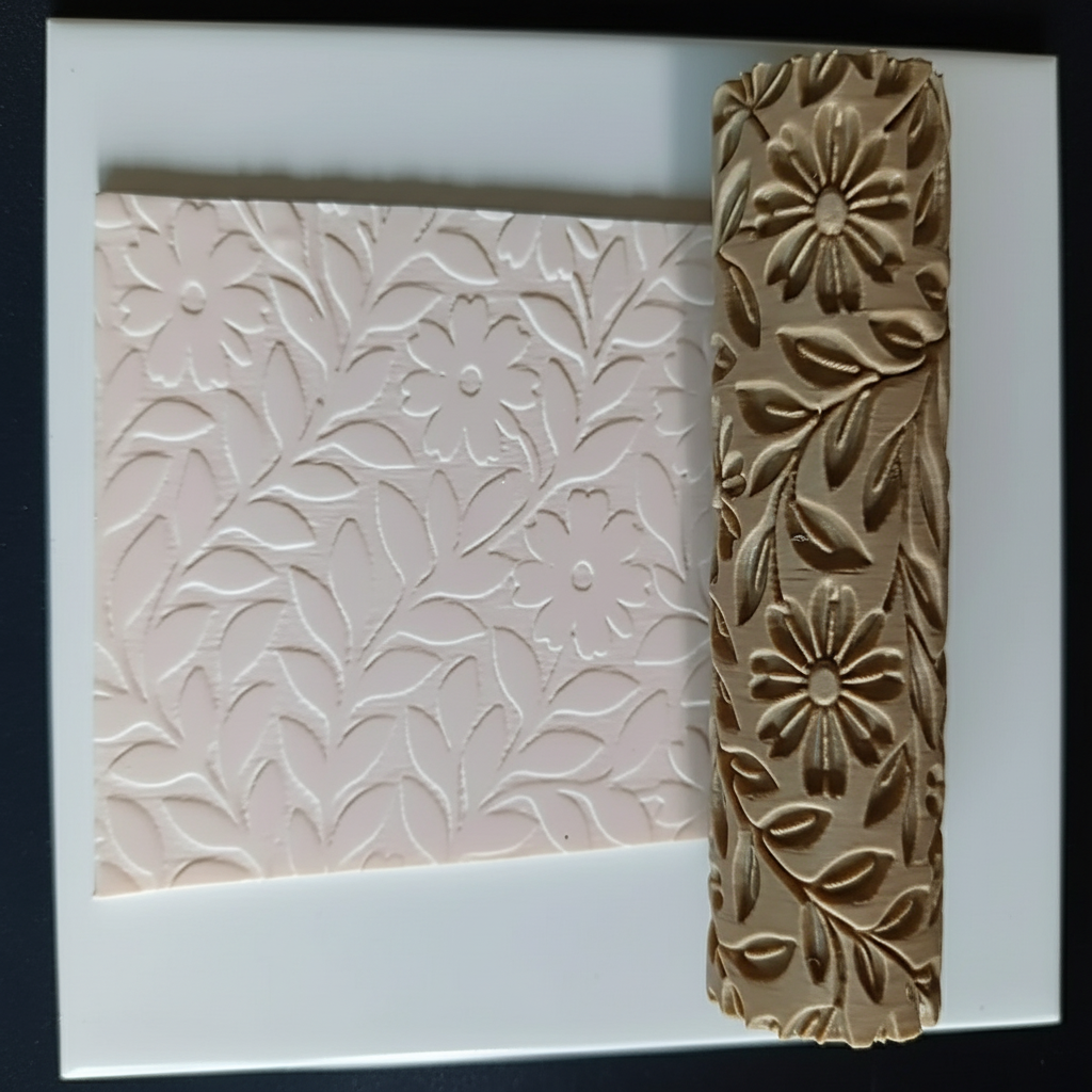 Rolo floral com impressão melhorado